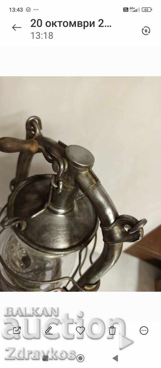 Antique German gas lantern - 7 Antique German gas lantern - 7