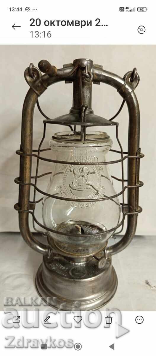 Antique German gas lantern Antique German gas lantern