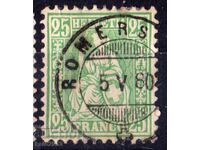 Switzerland 1867 - "Seated Helvetia" - Classic, hallmark