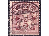 Швейцария-1882-"Кръст в/у номинал"-Класика,клеймо