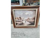 Original oil painting on canvas