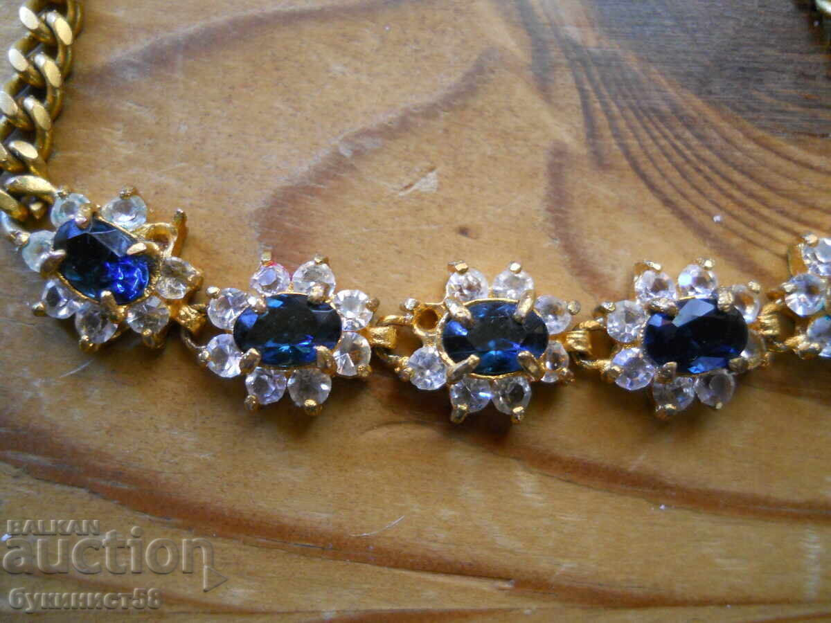 Gold-plated chain with stones with price € 5.20 | 10.17 BGN