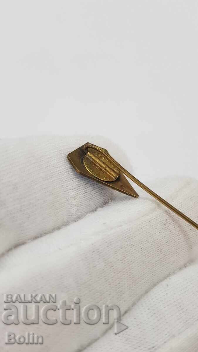 Уникално рядък царски еврейски знак, значка 1930-1940 г. - 6