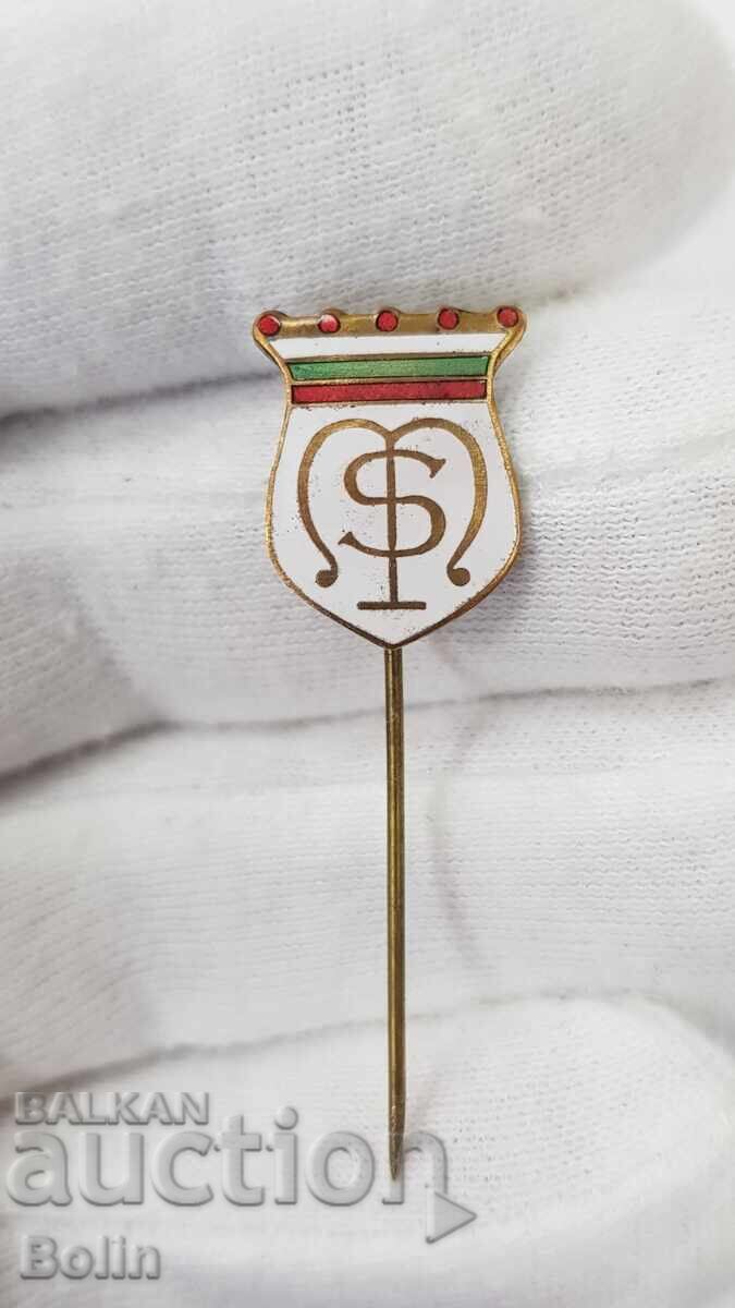 Top rare Bulgarian royal insignia, badge Boris III Top rare Bulgarian royal insignia, badge Boris III