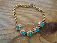 Επιχρυσωμένη παιδική αλυσίδα με πέτρες