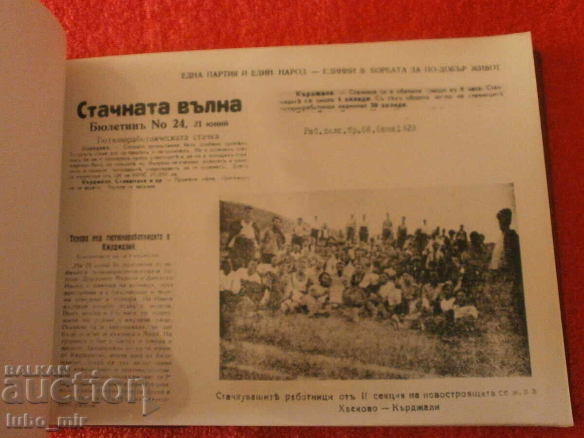 ALBUM - 50g. PARTY ORGANIZATION IN KARDZHALI 1969 - 12 ALBUM - 50g. PARTY ORGANIZATION IN KARDZHALI 1969 - 12