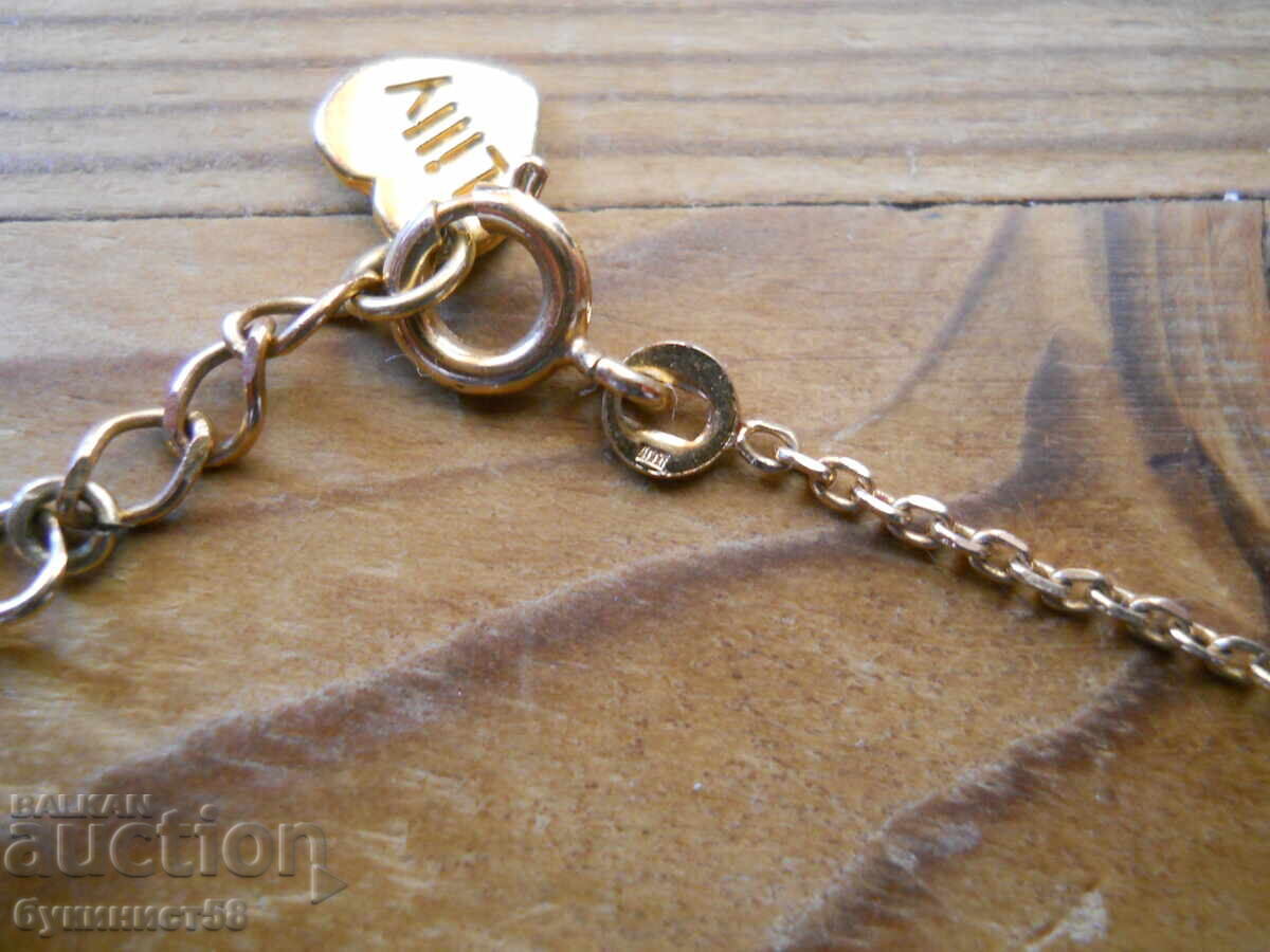 Επιχρυσωμένη αλυσίδα "Lilly" με τετράφυλλο τριφύλλι με τιμή 10.00 BGN | € 5.11