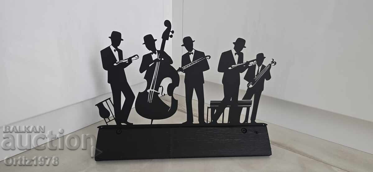 Τζαζ μουσικοί – μέταλλο, ξύλο, 30εκ/40εκ με τιμή 47.00 BGN | € 24.03 Τζαζ μουσικοί – μέταλλο, ξύλο, 30εκ/40εκ με τιμή 47.00 BGN | € 24.03