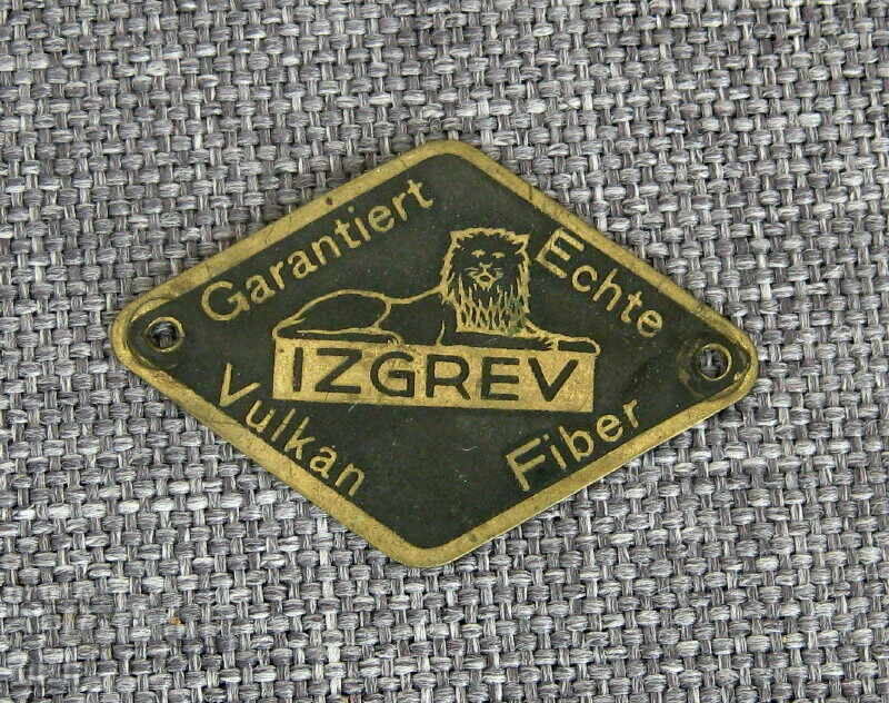 Plăcuță veche din alamă Vulkan Izgrev