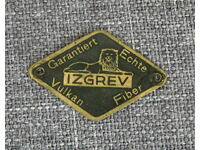 Plăcuță veche din alamă Vulkan Izgrev