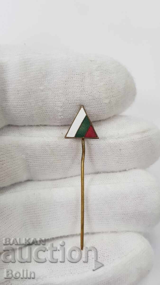 Σπάνιο τσαρικό πατριωτικό σήμα, κονκάρδα με τη βουλγαρική τρίχρωμη σημαία με τιμή 130.00 BGN | € 66.47 Σπάνιο τσαρικό πατριωτικό σήμα, κονκάρδα με τη βουλγαρική τρίχρωμη σημαία με τιμή 130.00 BGN | € 66.47