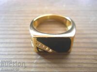 Позлатен сребърен пръстен с келтски мотиви