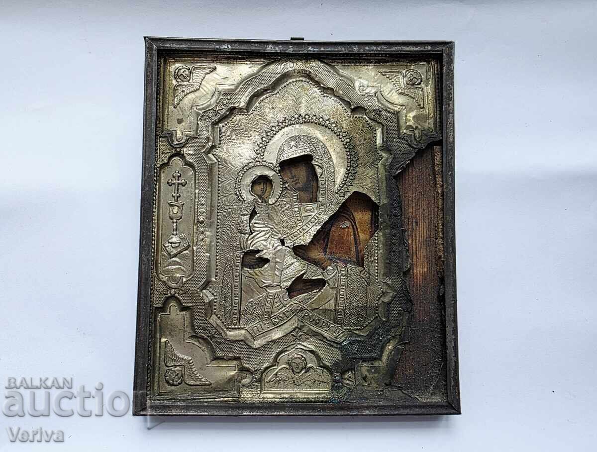 Παράδοση ΠΑΛΑΙΑ ΕΠΙΧΡΥΣΩΜΕΝΗ ΕΙΚΟΝΑ ΤΗΣ ΠΑΝΑΓΙΑΣ ΤΡΙΧΕΙΡΟΥΣΑΣ - ΤΡΙΑΒΝΑ Παράδοση ΠΑΛΑΙΑ ΕΠΙΧΡΥΣΩΜΕΝΗ ΕΙΚΟΝΑ ΤΗΣ ΠΑΝΑΓΙΑΣ ΤΡΙΧΕΙΡΟΥΣΑΣ - ΤΡΙΑΒΝΑ