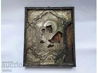 ΠΑΛΑΙΑ ΕΠΙΧΡΥΣΩΜΕΝΗ ΕΙΚΟΝΑ ΤΗΣ ΠΑΝΑΓΙΑΣ ΤΡΙΧΕΙΡΟΥΣΑΣ - ΤΡΙΑΒΝΑ