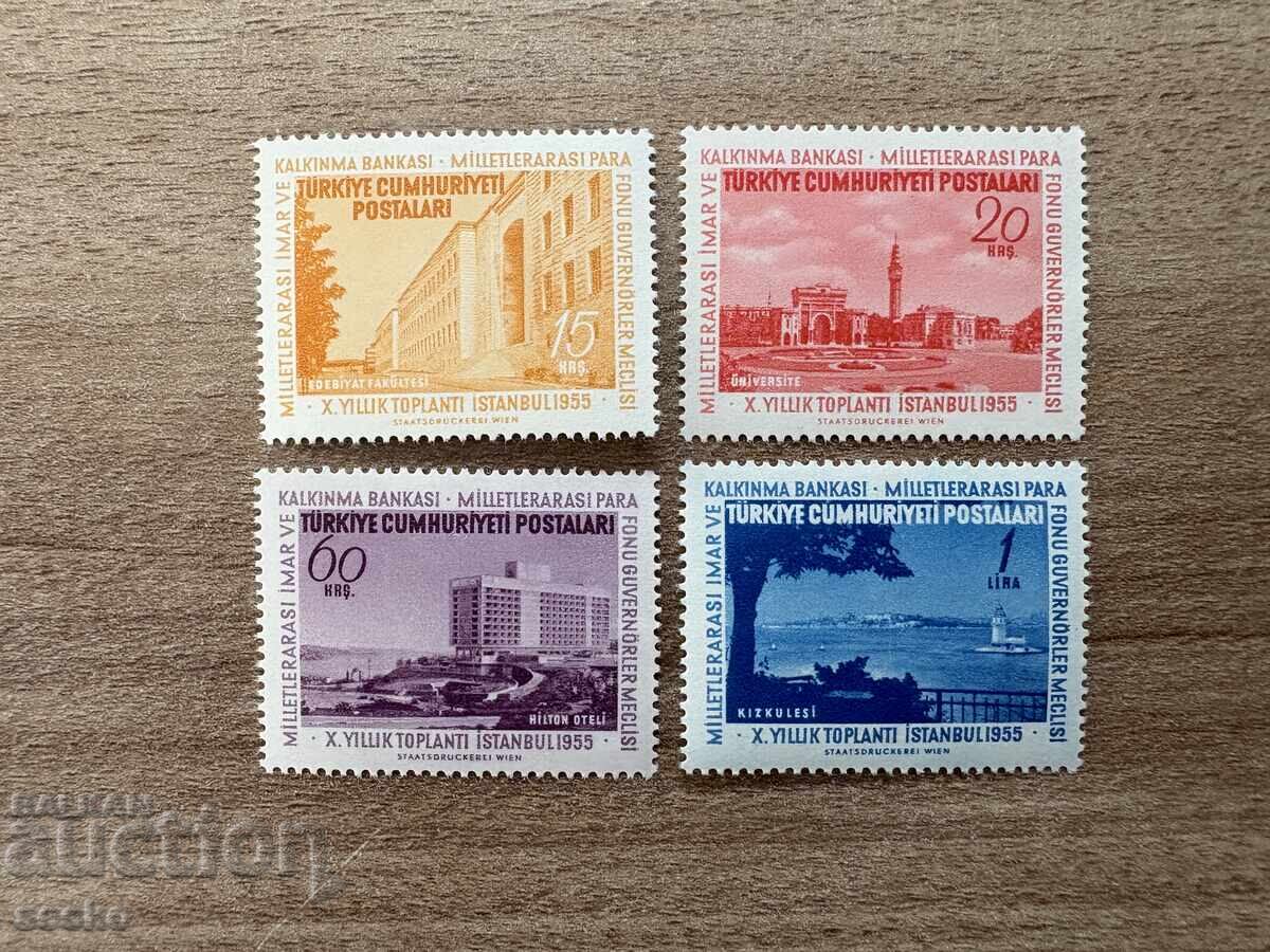 Τουρκία - 10η συνάντηση διοικητών ... (1955) MNH Τουρκία - 10η συνάντηση διοικητών ... (1955) MNH