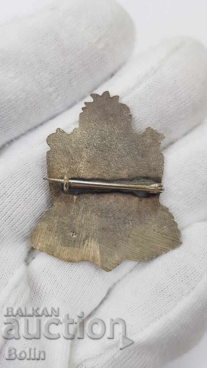 Very rare Royal Badge of the 33rd Svishtov Regiment 1912-1913 - 6