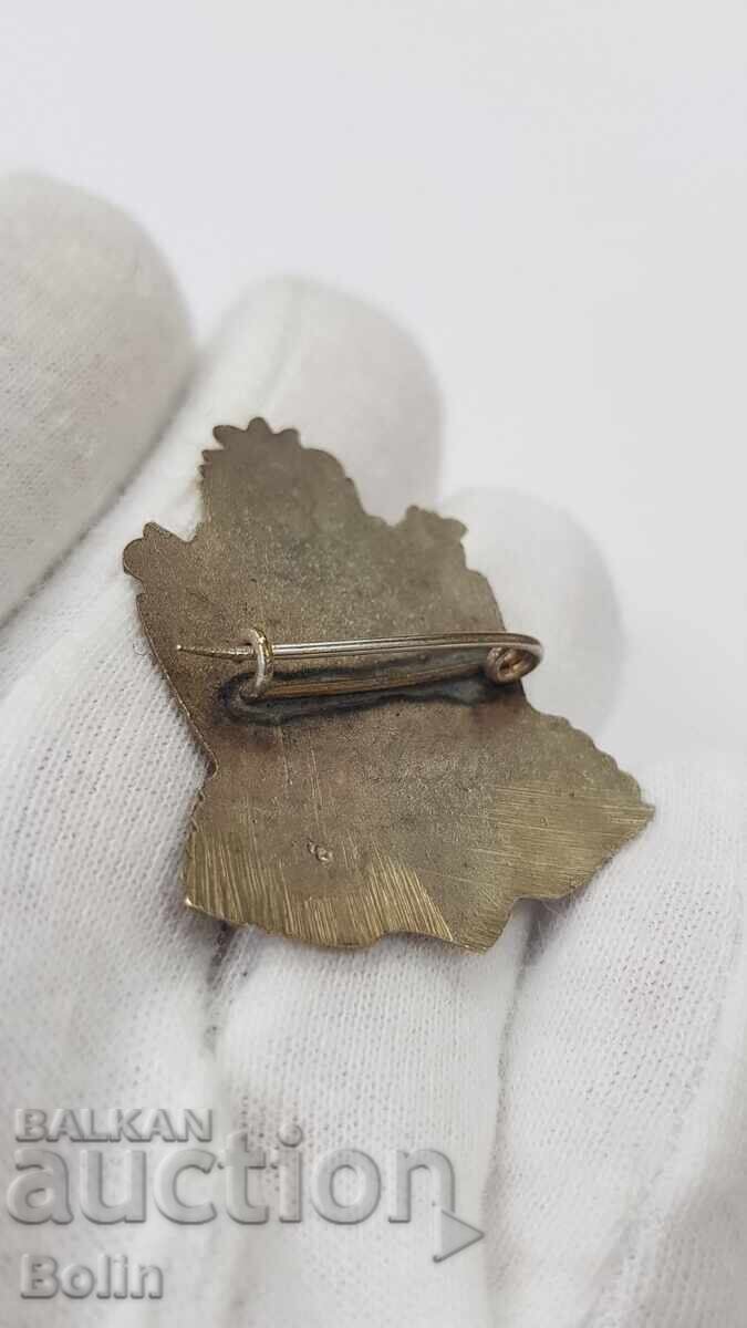 Very rare Royal Badge of the 33rd Svishtov Regiment 1912-1913 - 7