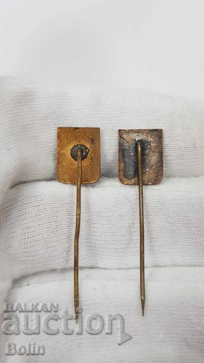 2 τμχ. Τσαρικές κονκάρδες, σήματα ΣΔΕΚΕ σήμα, κονκάρδα - 5 2 τμχ. Τσαρικές κονκάρδες, σήματα ΣΔΕΚΕ σήμα, κονκάρδα - 5