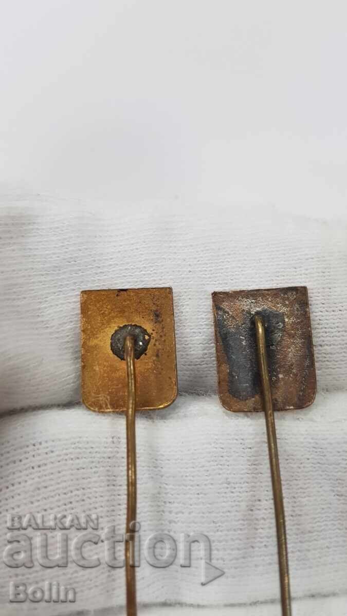 2 τμχ. Τσαρικές κονκάρδες, σήματα ΣΔΕΚΕ σήμα, κονκάρδα - 6 2 τμχ. Τσαρικές κονκάρδες, σήματα ΣΔΕΚΕ σήμα, κονκάρδα - 6