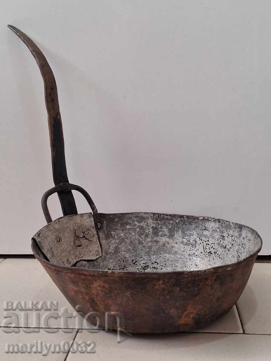 Μέλι τηγάνι, χάλκινο σκεύος, χάλκινο δοχείο