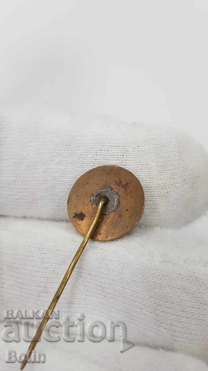 Rare Party Royal Badge, BZNS (Bulgarian Agrarian National Union) Badge - 5 Rare Party Royal Badge, BZNS (Bulgarian Agrarian National Union) Badge - 5