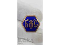 Rare Royal Badge, Bulgarian Women's Union 1901-1926