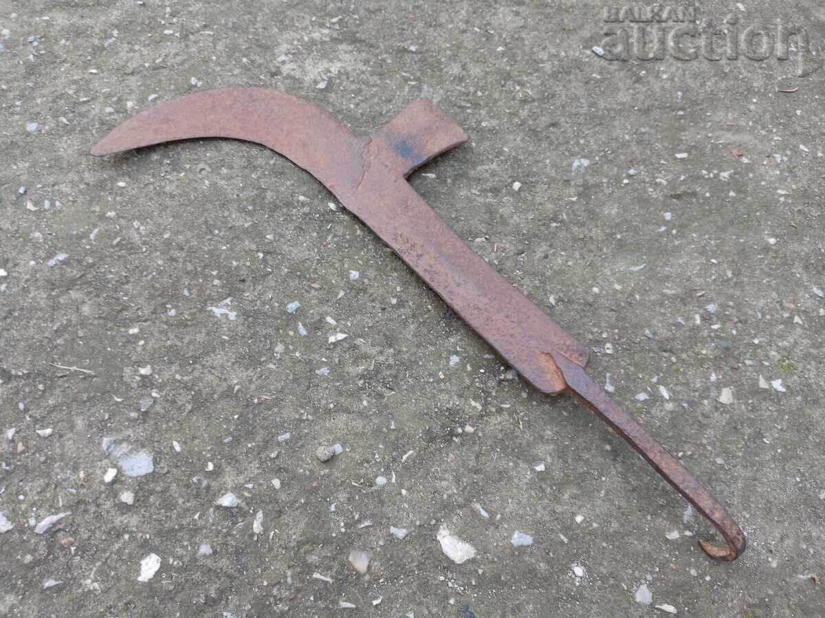 старинен ПРИМИТИВЕН косер ръчно кован