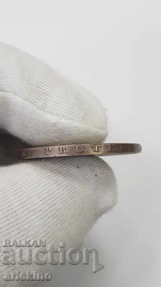 Uncleaned, natural silver coin 5 Francs 1872 Belgium - 6 Uncleaned, natural silver coin 5 Francs 1872 Belgium - 6