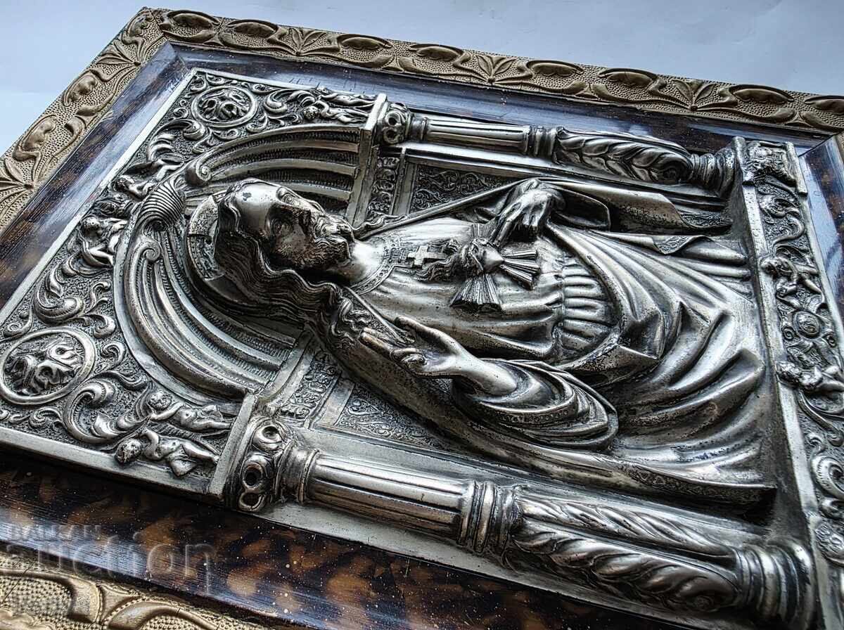 Παράδοση ΕΙΚΟΝΑ ΜΕ ΜΕΤΑΛΛΙΚΟ ΠΕΡΙΘΩΡΙΟ - ΙΗΣΟΥΣ ΙΕΡΑ ΚΑΡΔΙΑ - M.REGISTRADO Παράδοση ΕΙΚΟΝΑ ΜΕ ΜΕΤΑΛΛΙΚΟ ΠΕΡΙΘΩΡΙΟ - ΙΗΣΟΥΣ ΙΕΡΑ ΚΑΡΔΙΑ - M.REGISTRADO