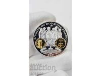 Collectible Silver, Gold-plated Coin, Medal France 999 AD