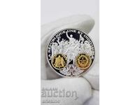 Collectible Silver, Gold-plated Coin, Medal France 999 AD