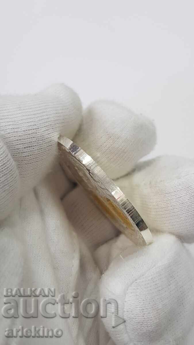 Delivery of Collectible Silver, Gold-plated Coin, Medal France 999 AD Delivery of Collectible Silver, Gold-plated Coin, Medal France 999 AD