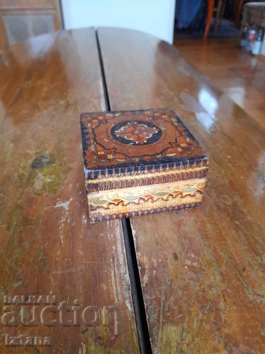 Auction  Old wooden box