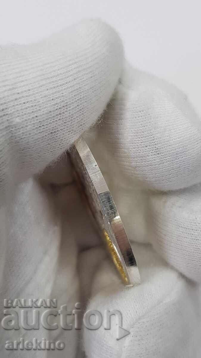 Auction  Collectible Silver, Gold-plated Coin, Medal France 999 AD