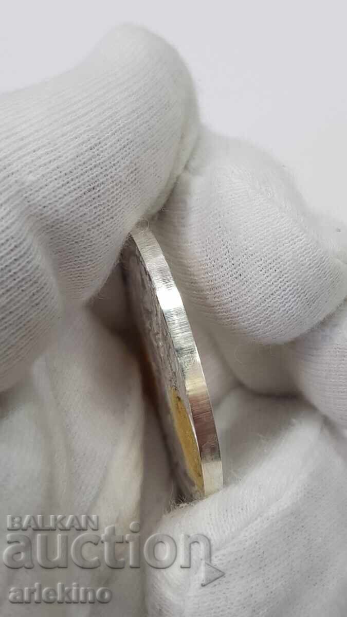 Collectible Silver, Gold-plated Coin, Medal France 999 AD - 7