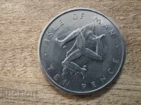 Νήσος Μαν - 10 πένες (1976)