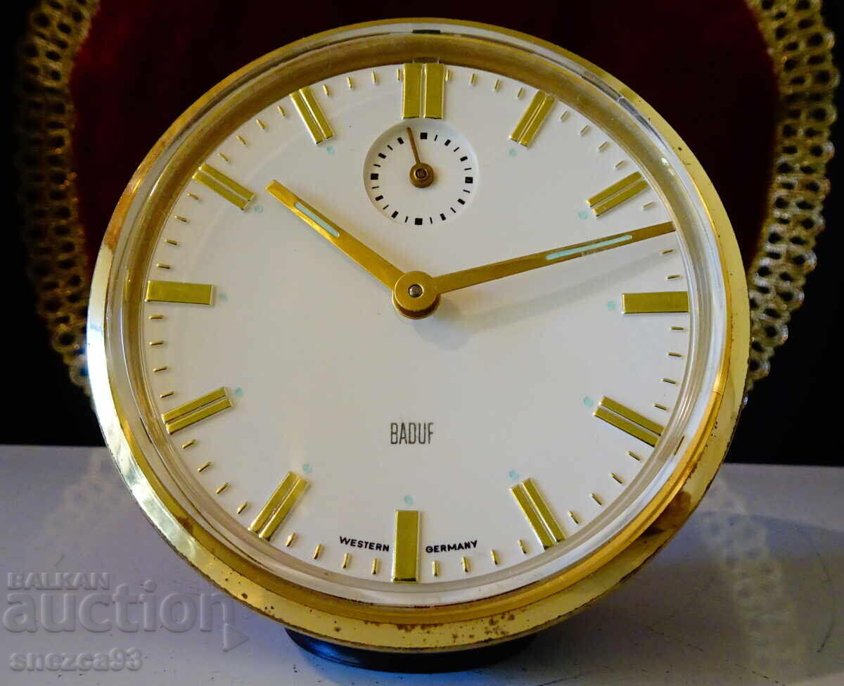 Mechanical watch, alarm clock Baduf
