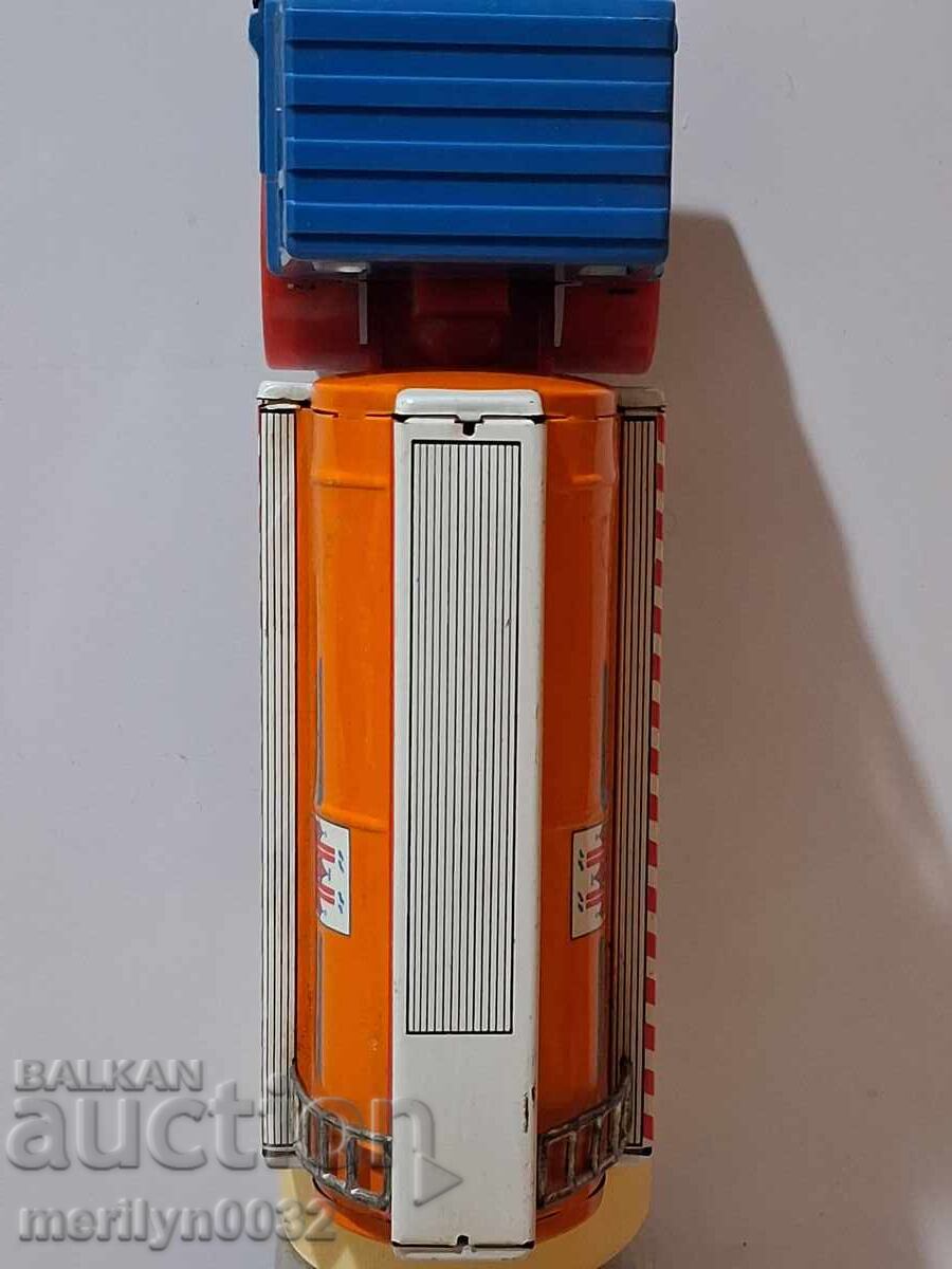 Γερμανικό μεταλλικό παιχνίδι αυτοκίνητο φορτηγό Ανατολικής Γερμανίας - 6