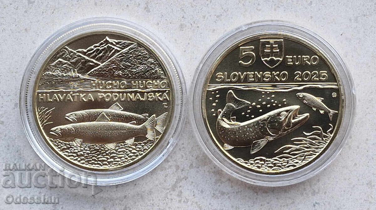 Σλοβακία • 5 ευρώ • Λοσός του Δούναβη • 2025 • UNC