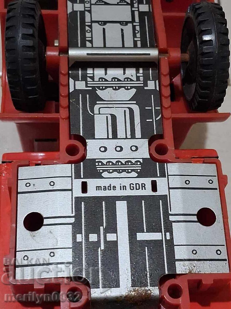 Γερμανικό μεταλλικό παιχνίδι αυτοκίνητο φορτηγό Ανατολικής Γερμανίας - 5