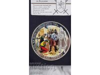 Monedă medalie de argint de colecție Marile Bătălii ale Bulgariei