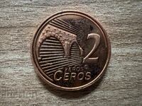 Λετονία - 2 σεντ (2014) - δοκίμιο (token)