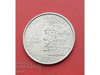 US-1/4 Δολάριο 2000-Πολιτεία του Νιου Χάμσαϊρ