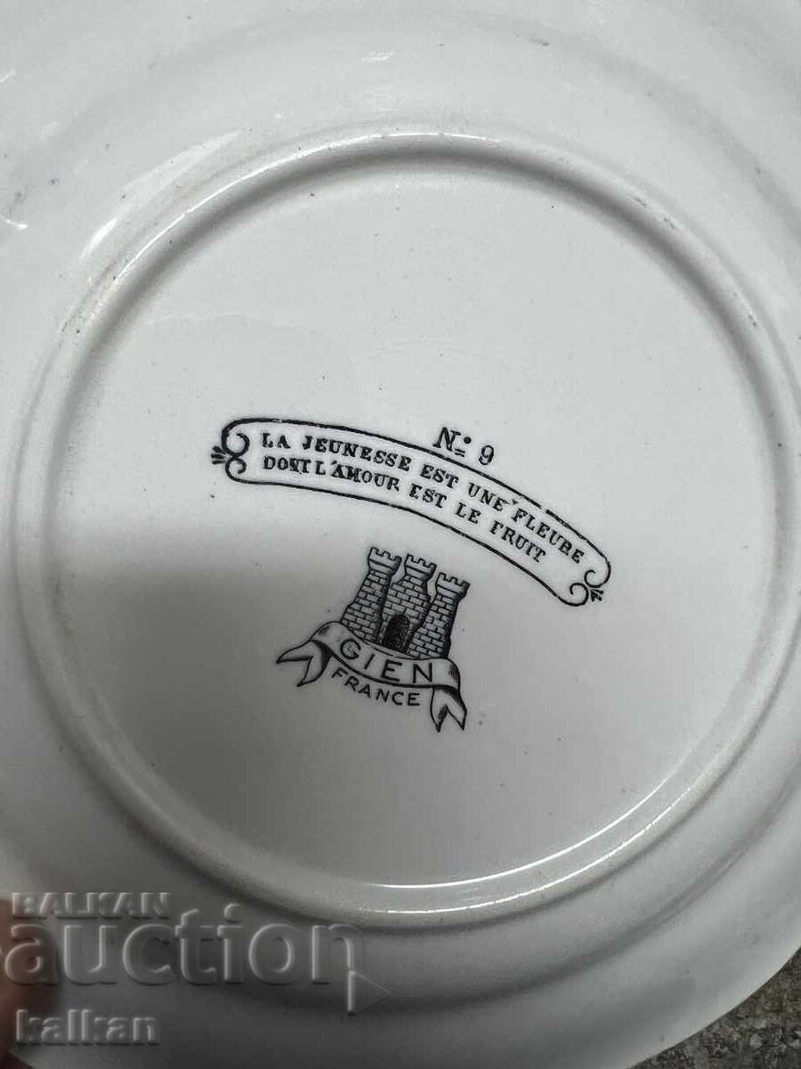 Πορσελάνινες πιατέλες παρτίδα Gien France - 6