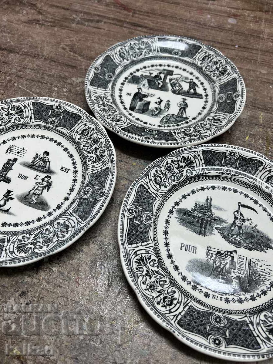 Πορσελάνινες πιατέλες παρτίδα Gien France