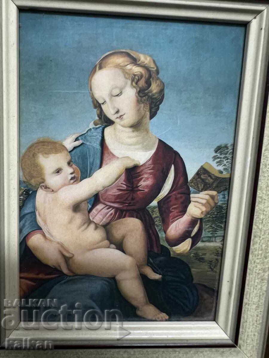 Auction Small Renaissance painting in a frame Auction Small Renaissance painting in a frame