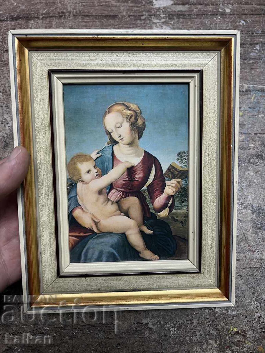 Small Renaissance painting in a frame Small Renaissance painting in a frame