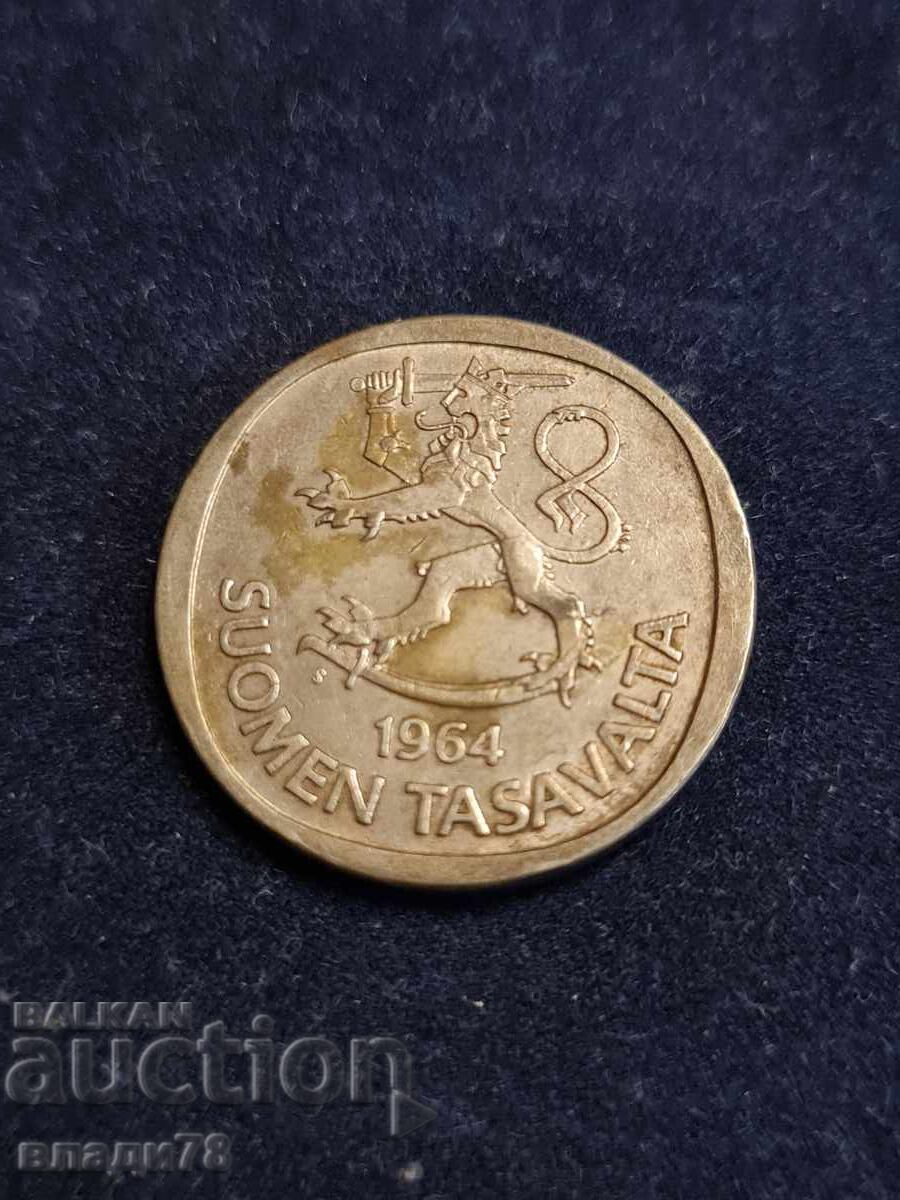 Silver coin 1 mark 1964 Silver coin 1 mark 1964