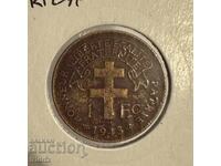 Equatorial Africa 1 franc 1943