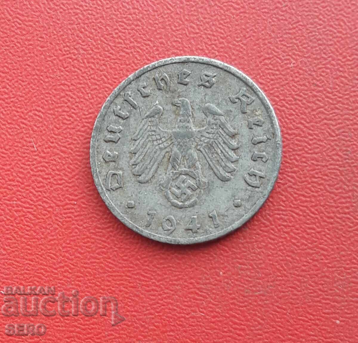 Γερμανία-ΙΙΙ Ράιχ-5 πφένιγκ 1941 F-Στουτγκάρδη